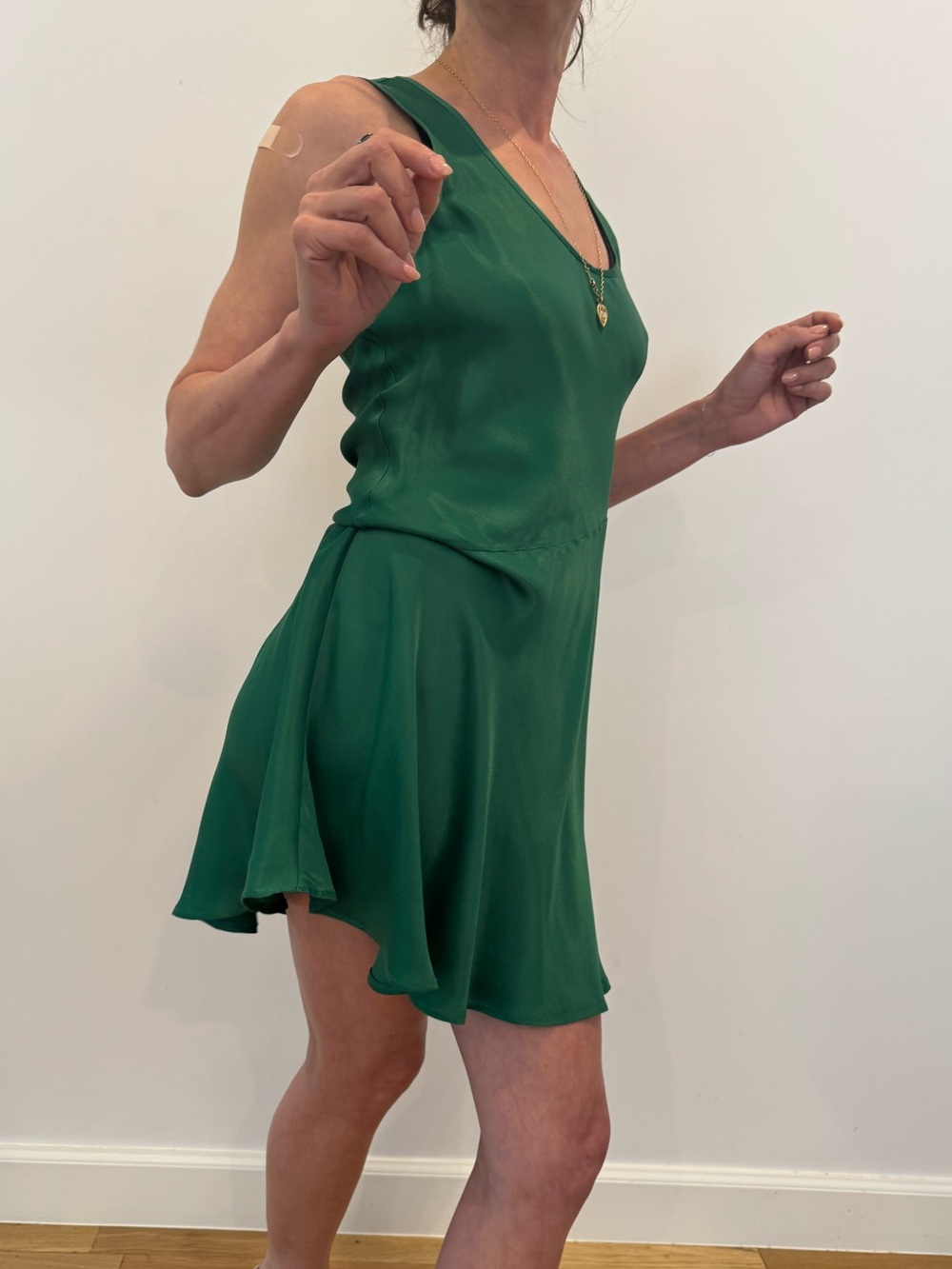 H&M Green Women's Dress - XS